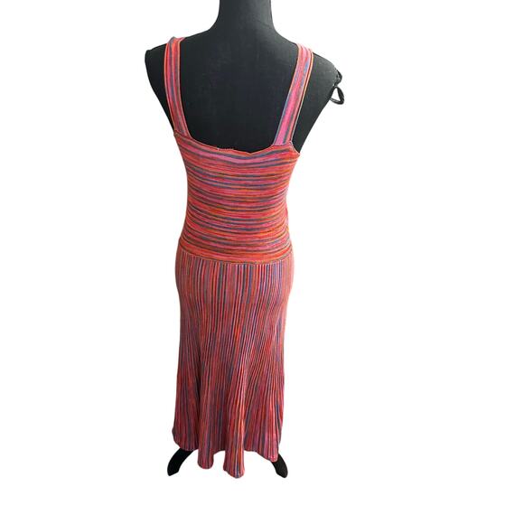 Scoop Micro Stripe Midi Dress - Picture 6 of 8